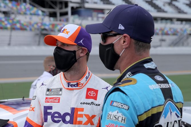 “He can really improve that FOX booth a ton”: Denny Hamlin thinks Kevin Harvick will “push everyone” at FOX sports’ NASCAR broadcast