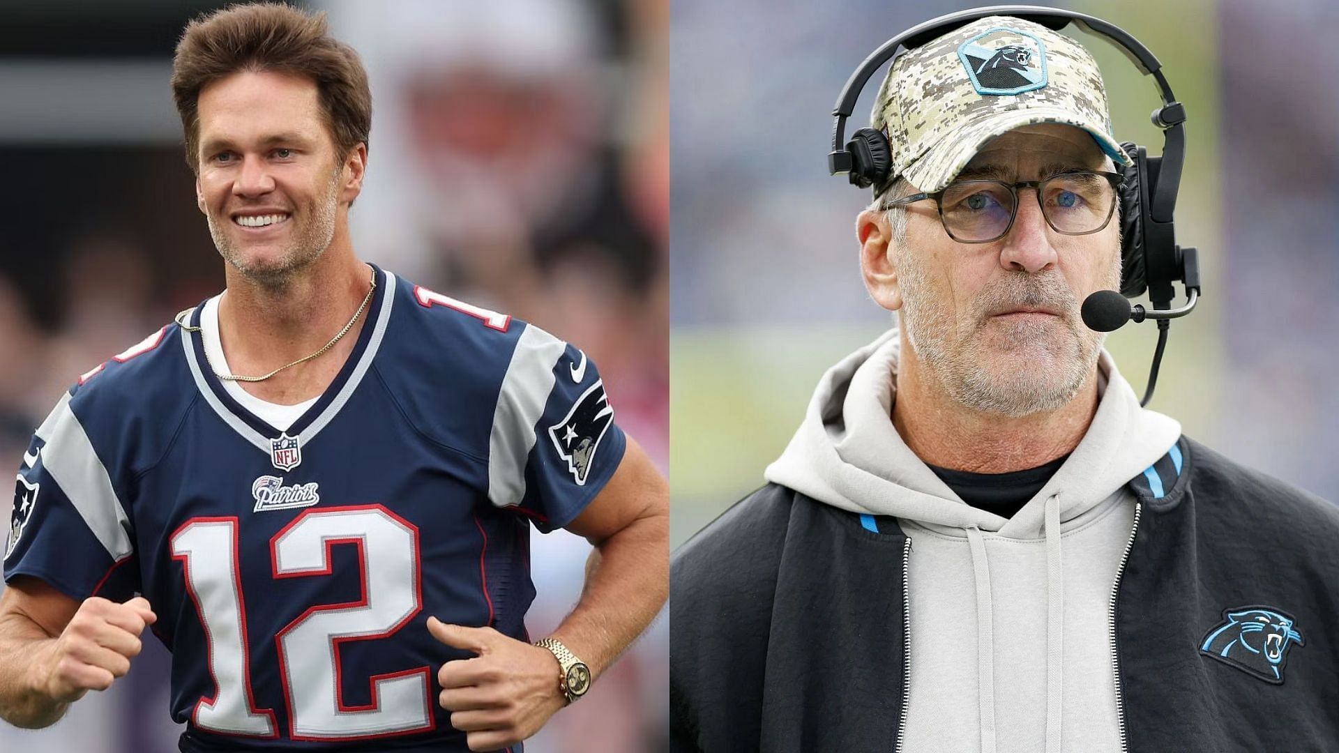 Former NFL quarterback Tom Brady and former NFL head coach Frank Reich