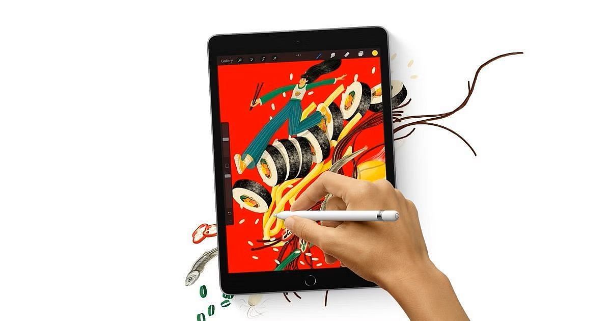 Apple iPad 10.2 (2021) (Image via Apple)