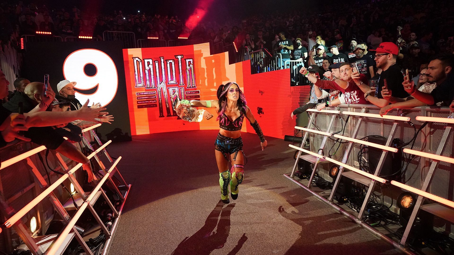 Dakota Kai at the 2023 Royal Rumble.