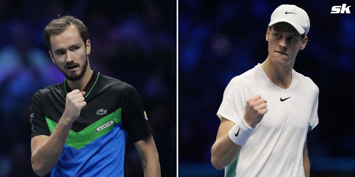 Daniil Medvedev vs Jannik Sinner is one of the semifinal matches at the 2023 ATP Finals.