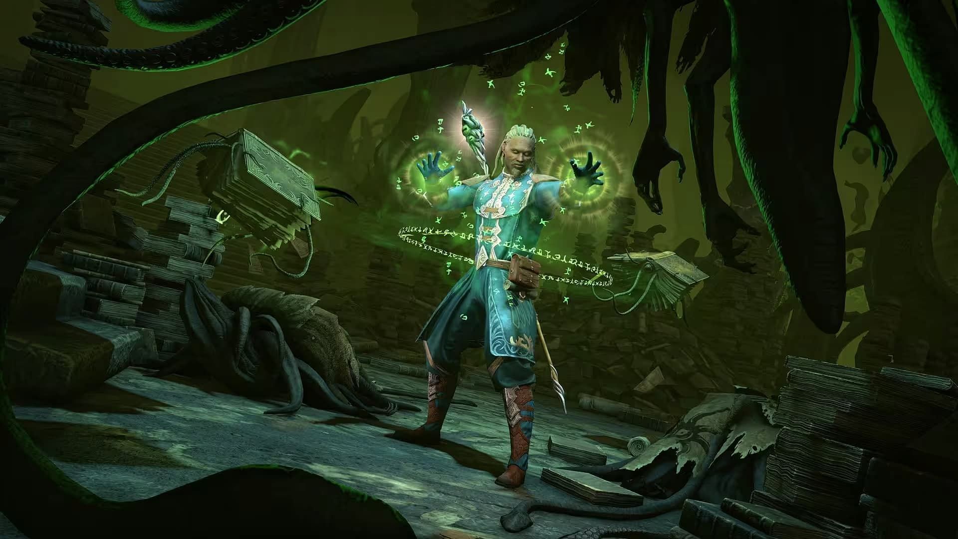 The Arcanist utilizes eldritch runes of power in The Elder Scrolls Online