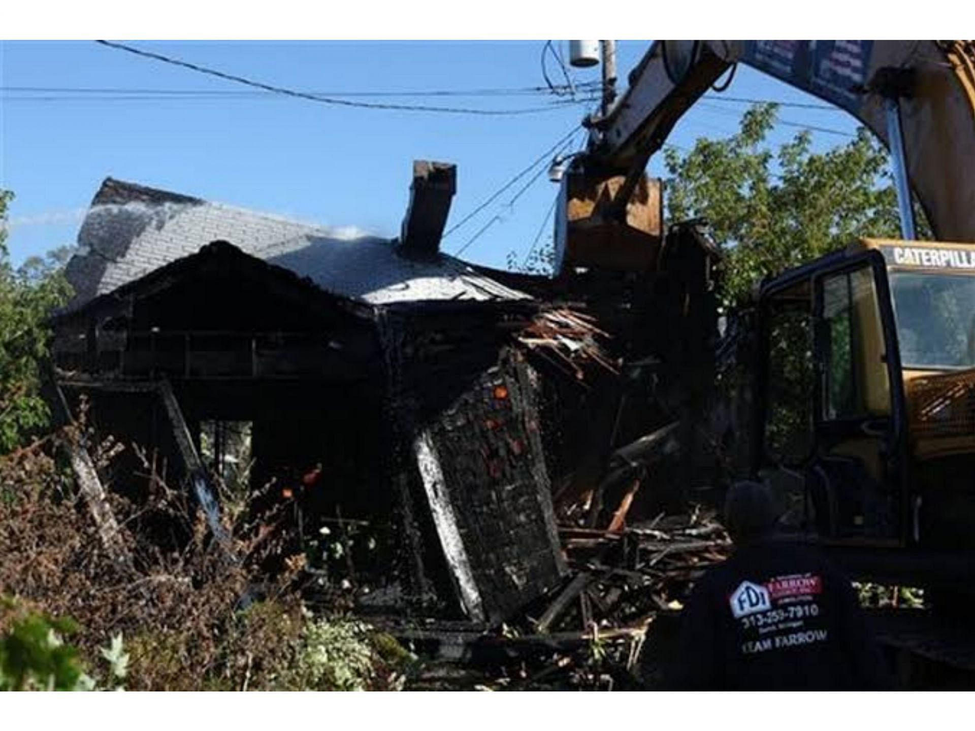 The house where Matt Landry&#039;s body was found (Image via MLive)