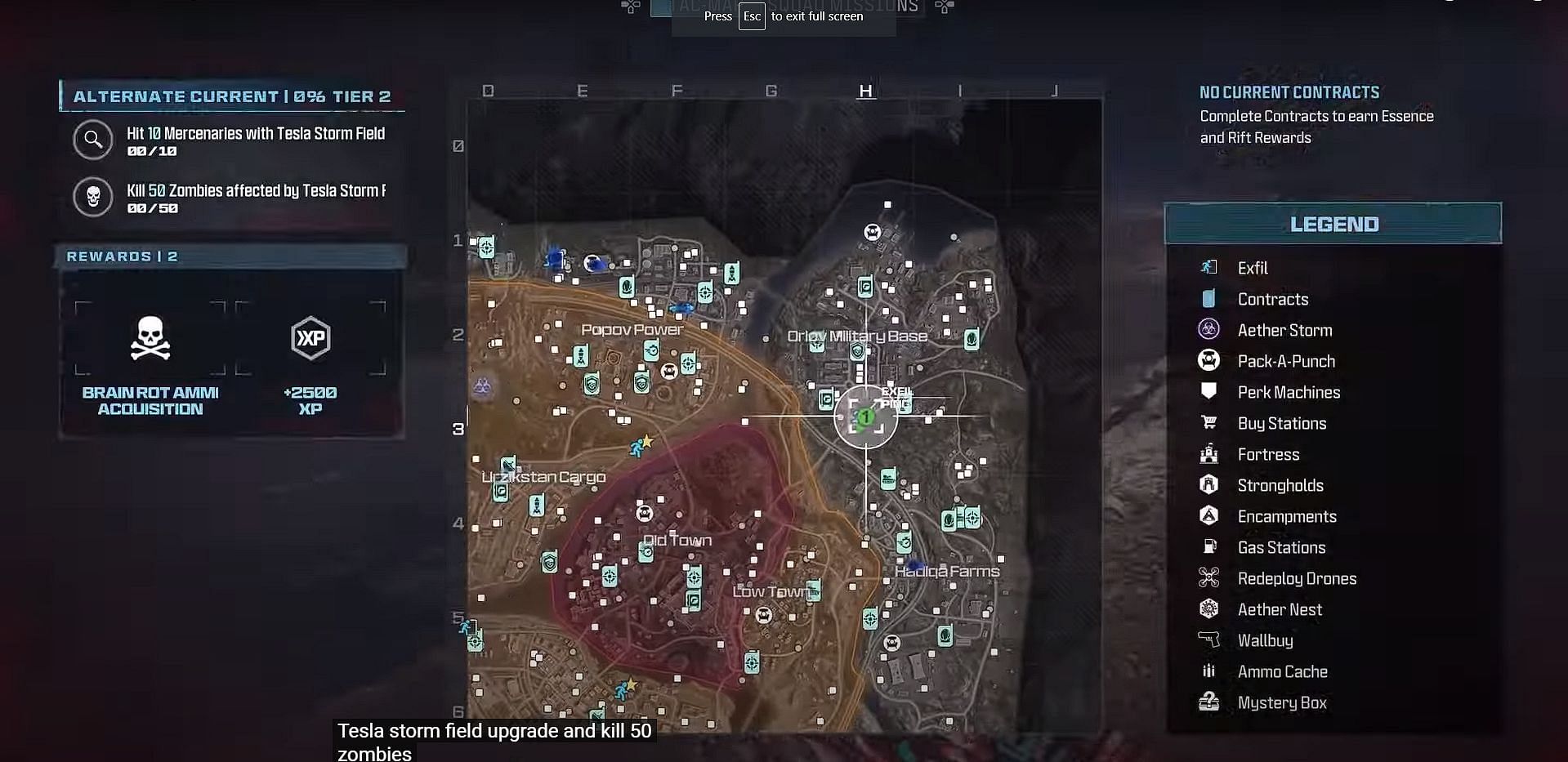 Objectives and the tac map view (Image via Activision and YouTube/IPossessThePower)