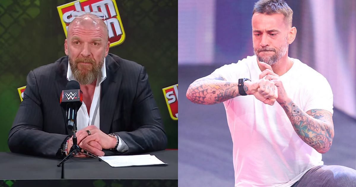 Paul &quot;Triple H&quot; Levesque and CM Punk.