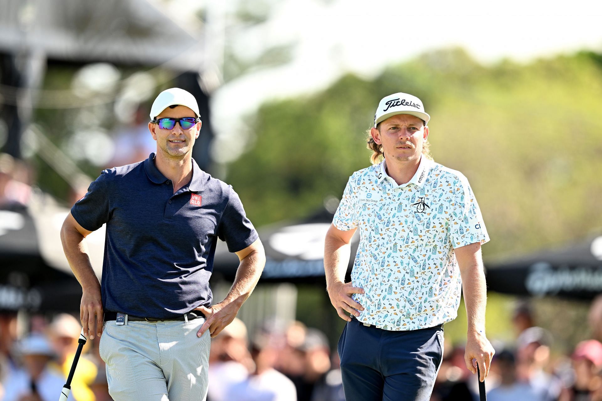Adam Scott with Cam Smith at the 2022 Australian PGA Championship (Image via Getty)