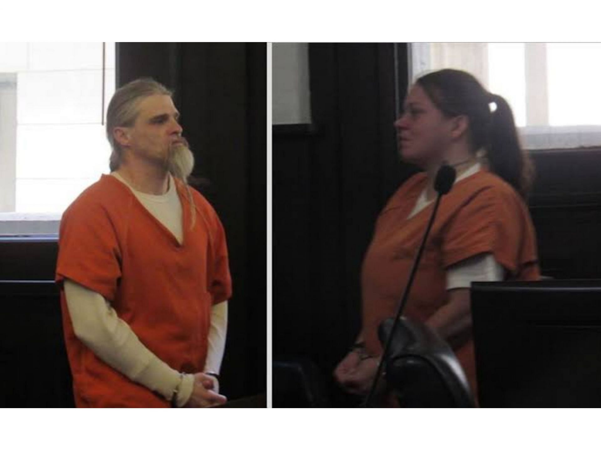 Stills of Danny Hamby and Toni Kenney (Image via Akron Police)