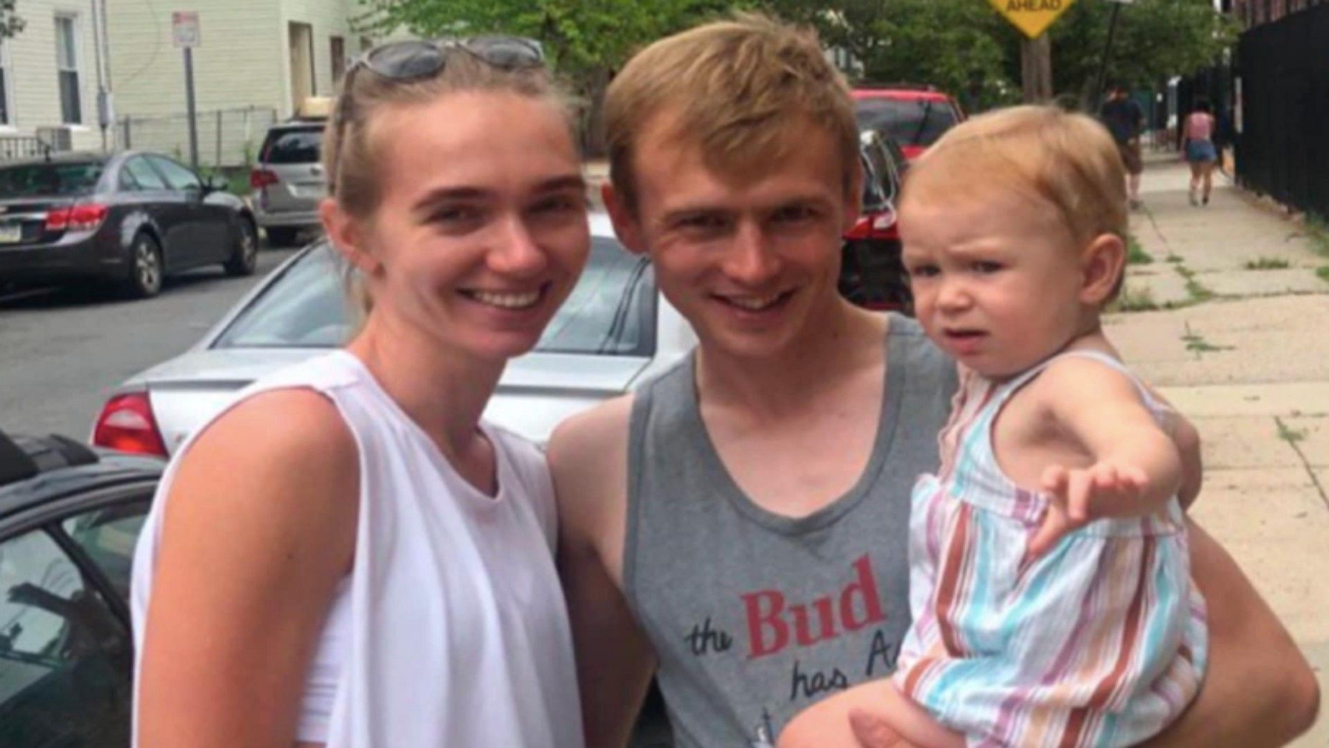 Alexander Bulakhov (M) pictured with his wife Ana and 2-year old daughter ( Image via Ben Deeter/Facebook)