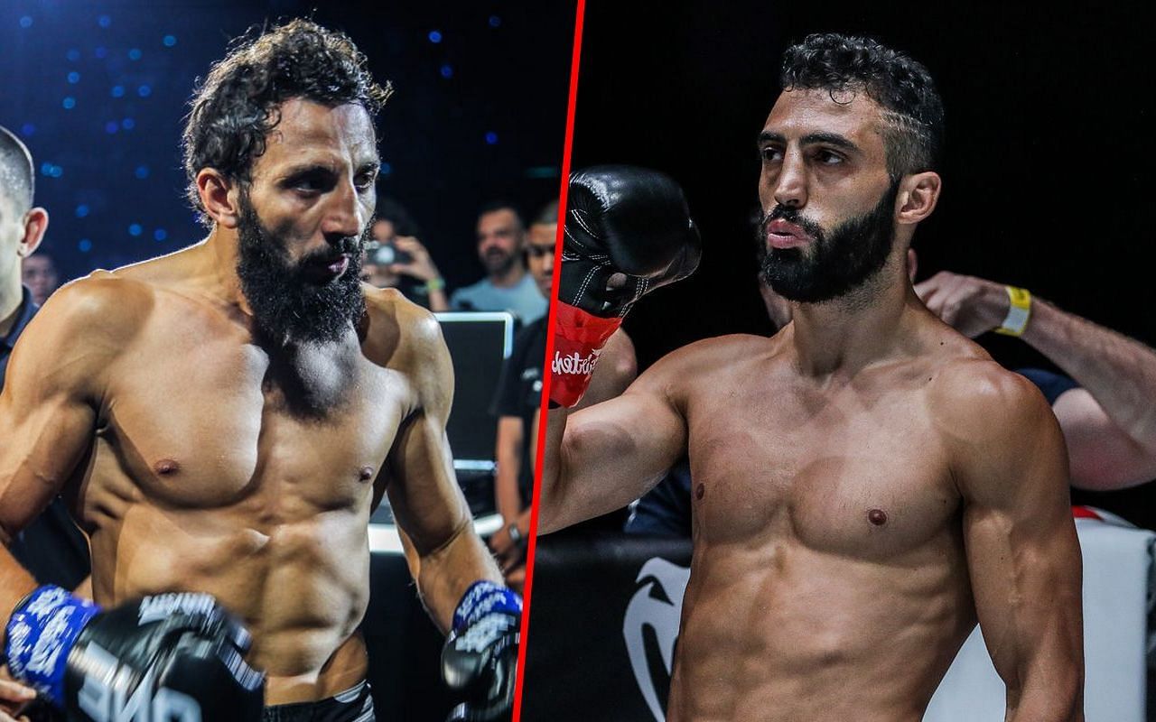 ONE featherweight kickboxing world champion Chingiz Allazov (L) is not keen on having a rematch with Giorgio Petrosyan (R) at the moment. -- Photo by ONE Championship