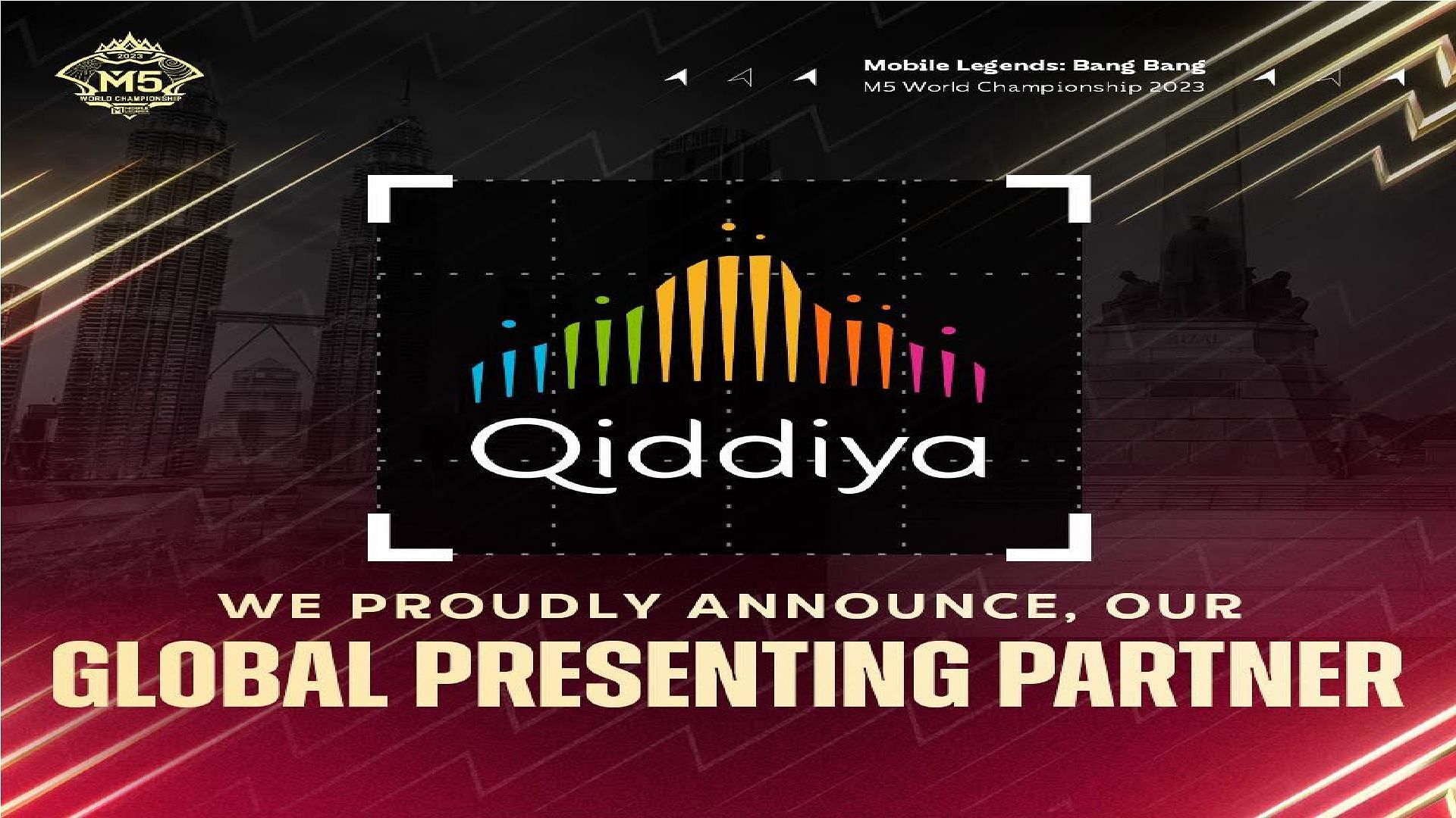 Qiddiya is the official Global Presenting Partner of the M5 World Championship (Image via Moonton Games)