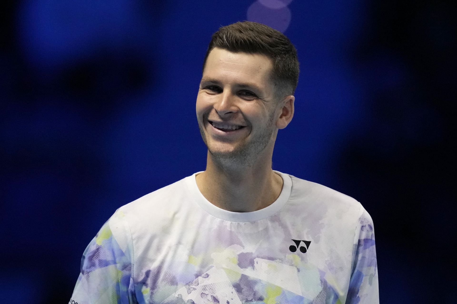 Hubert Hurkacz at the 2023 ATP Finals.