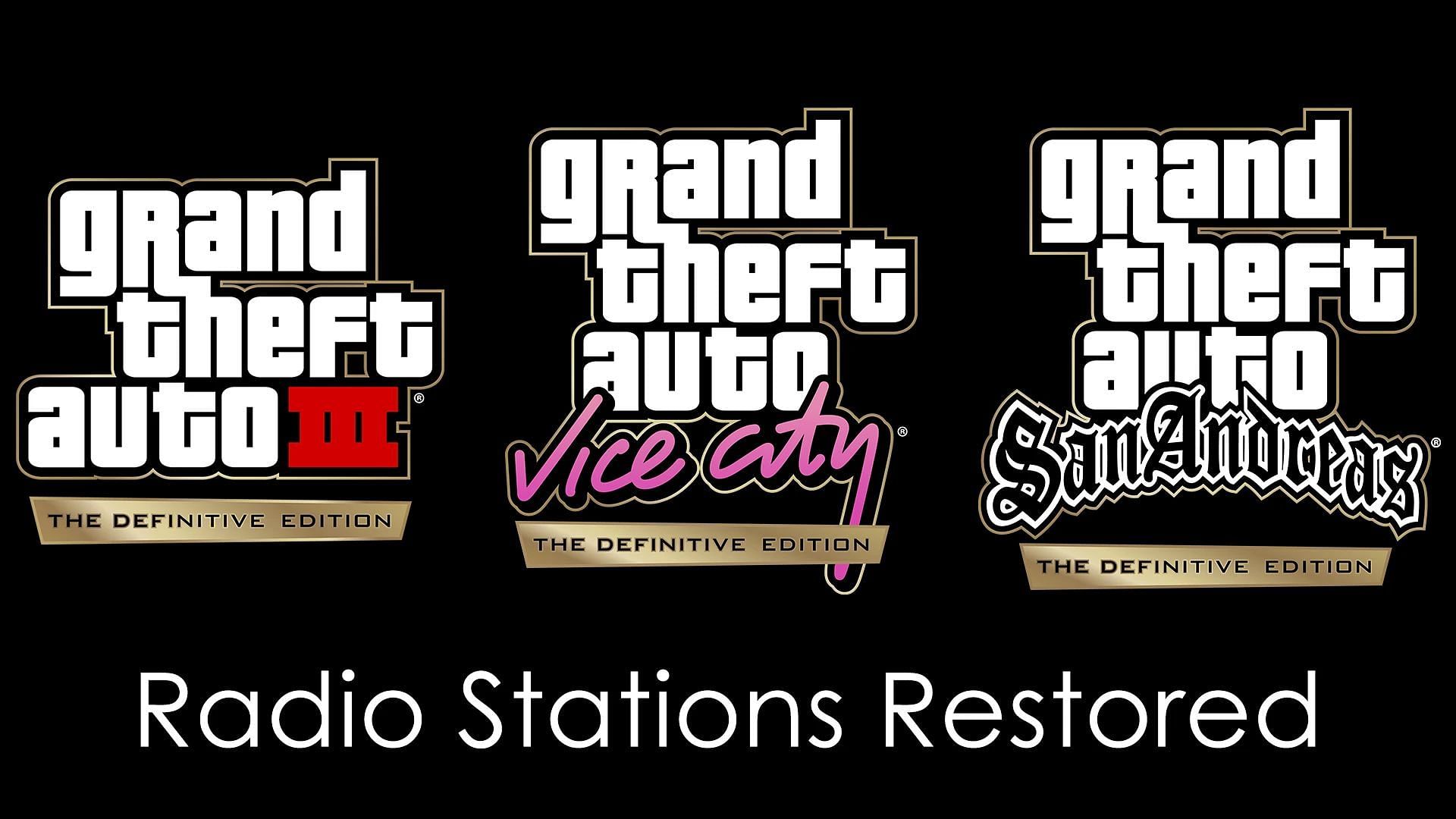 This mod restores removed songs for all Definitive Edition titles (Image via nexusmods.com)