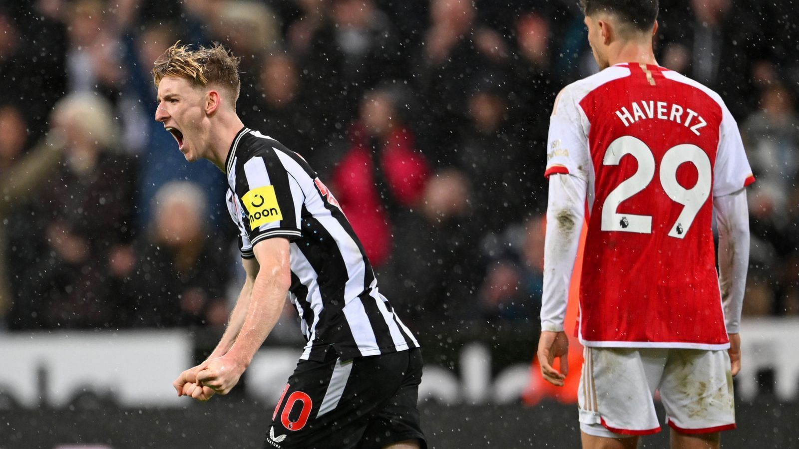 Newcastle defeated Arsenal 1-0 in the Premier League.