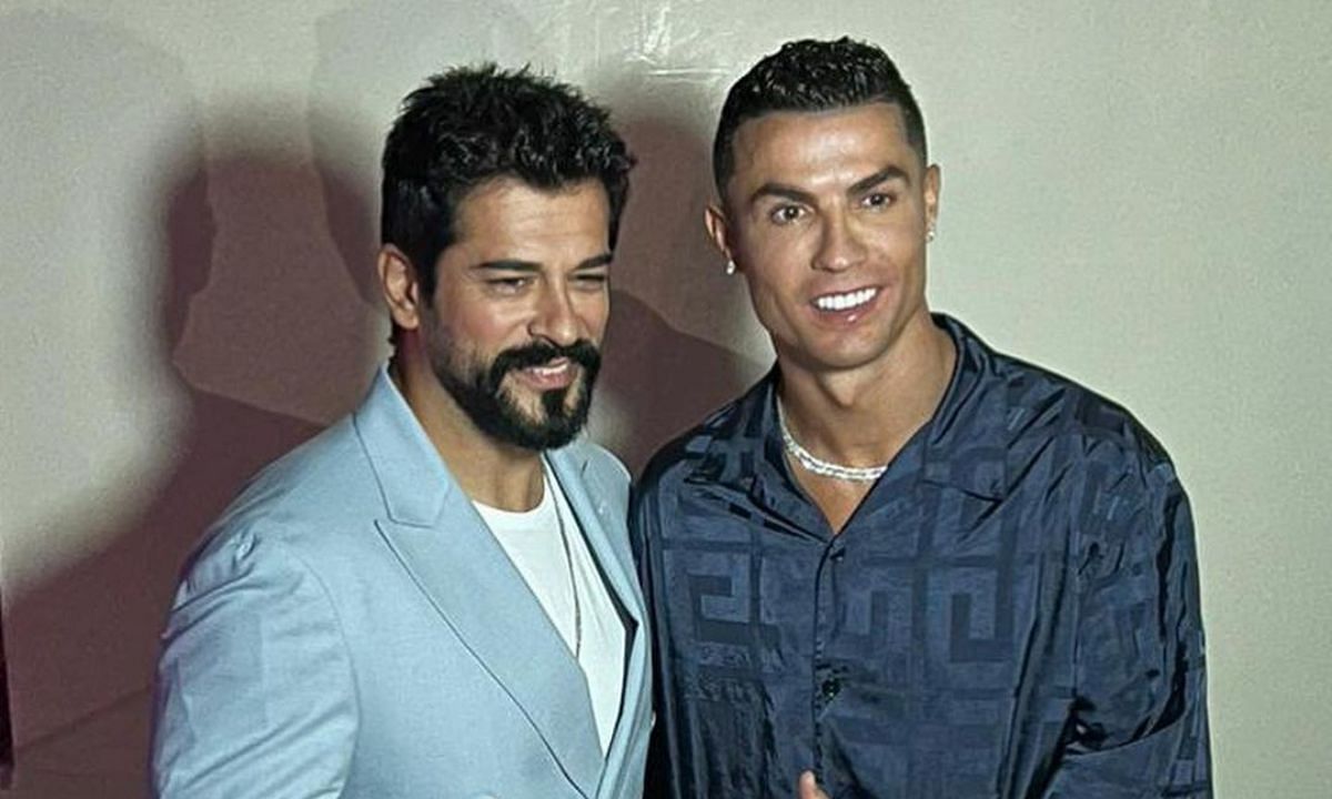 Turkish actor met Cristiano Ronaldo 