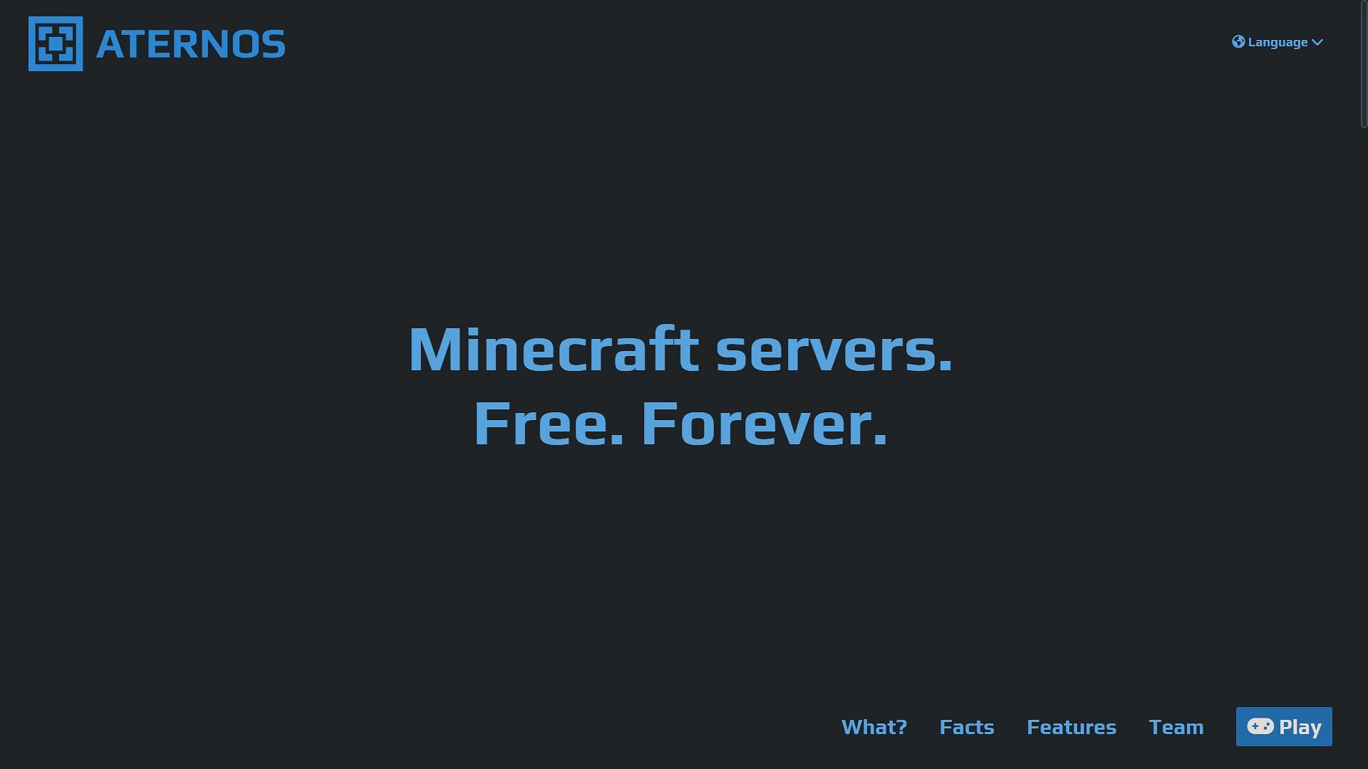 Aternos allows you to create a Minecraft server completely free of charge (Image via Sportskeeda)