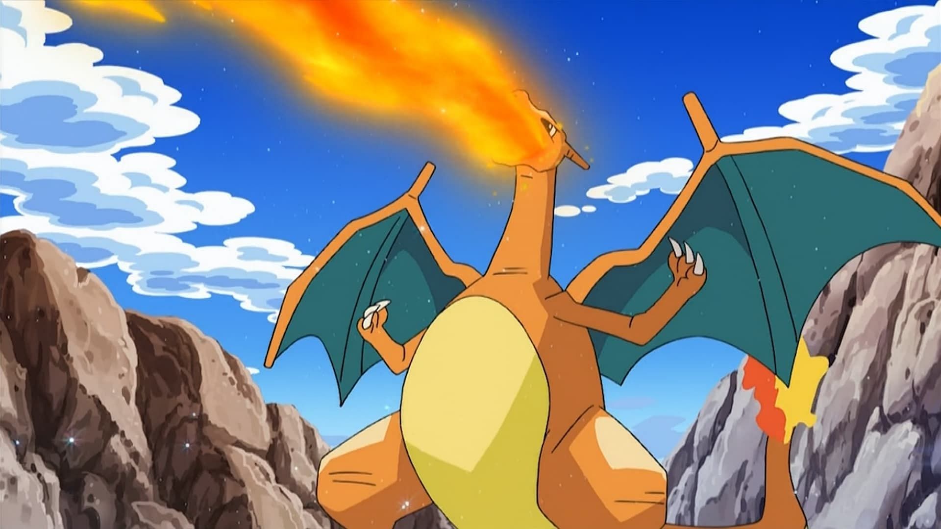 Charizard&#039;s first anime appearance after evolution (Image via The Pokemon Company)