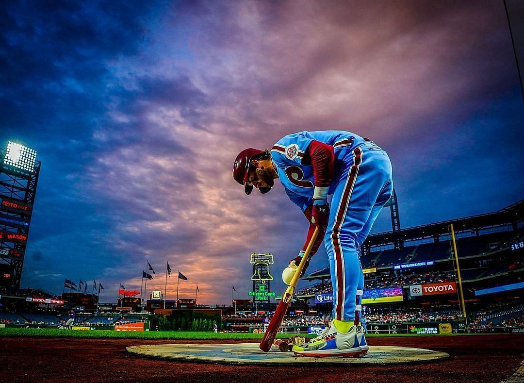 Bryce Harper Holding Lumber