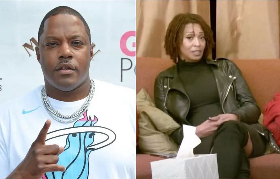 Ma$e (L) denied talk that he made Kisha Chavis (R) give fellow rapper Cam