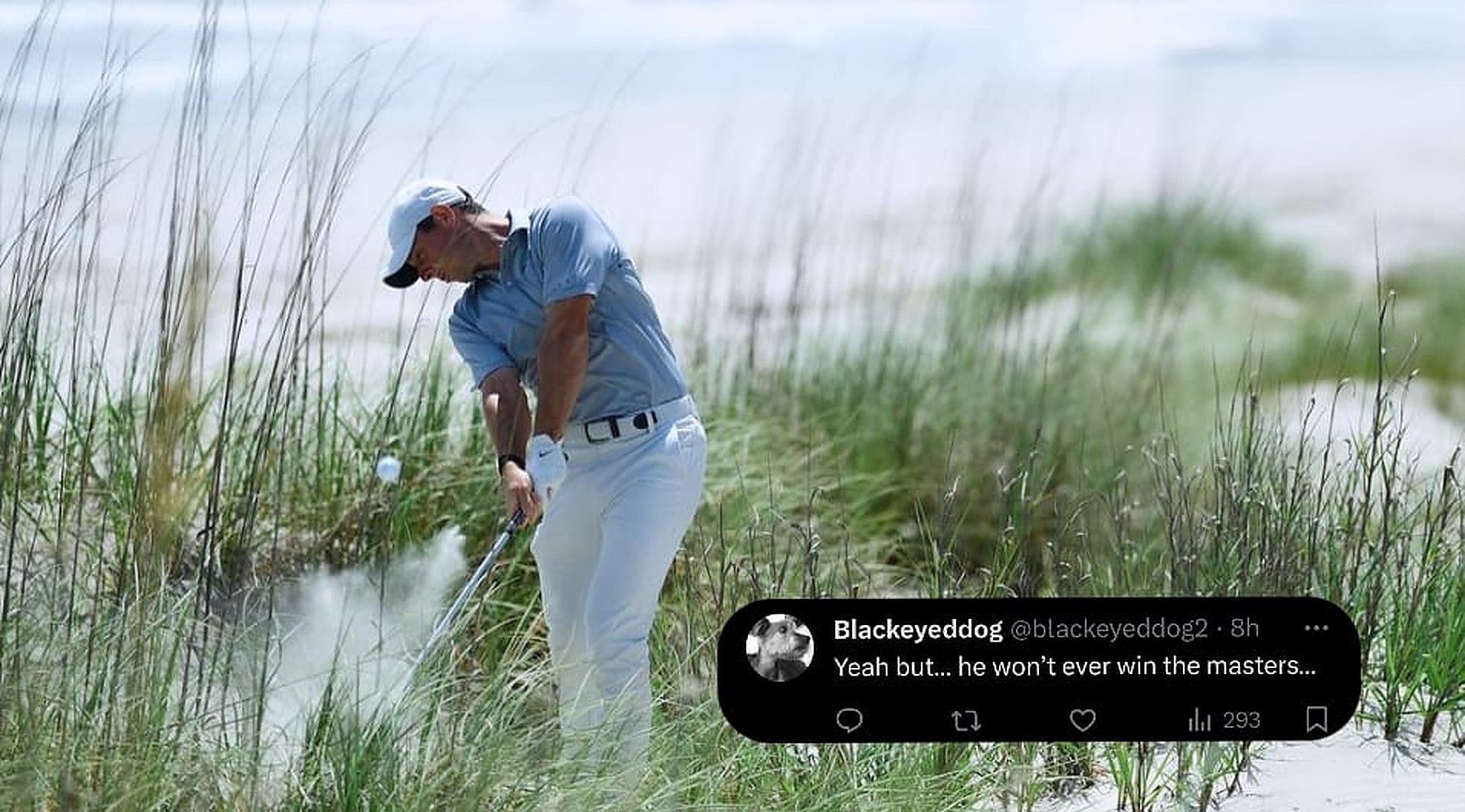 "He won’t ever win the Masters" Fans react to Rory McIlroy confirming