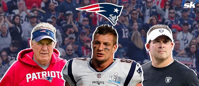 Rob Gronkowski links Josh McDaniels with Bill Belichick's Patriots after HC's dismissal from Raiders