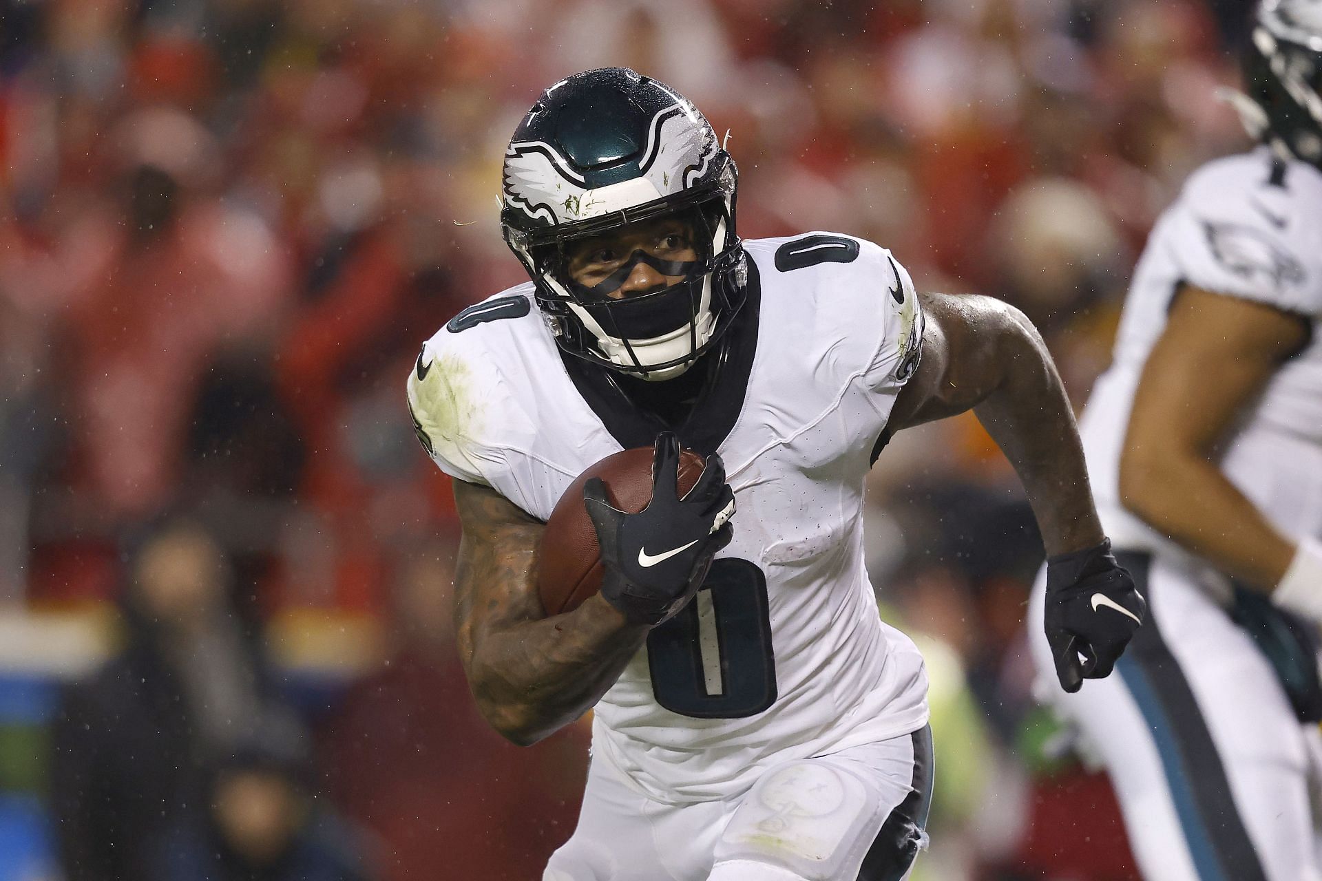 D'Andre Swift injury: Eagles running back leaves game after big