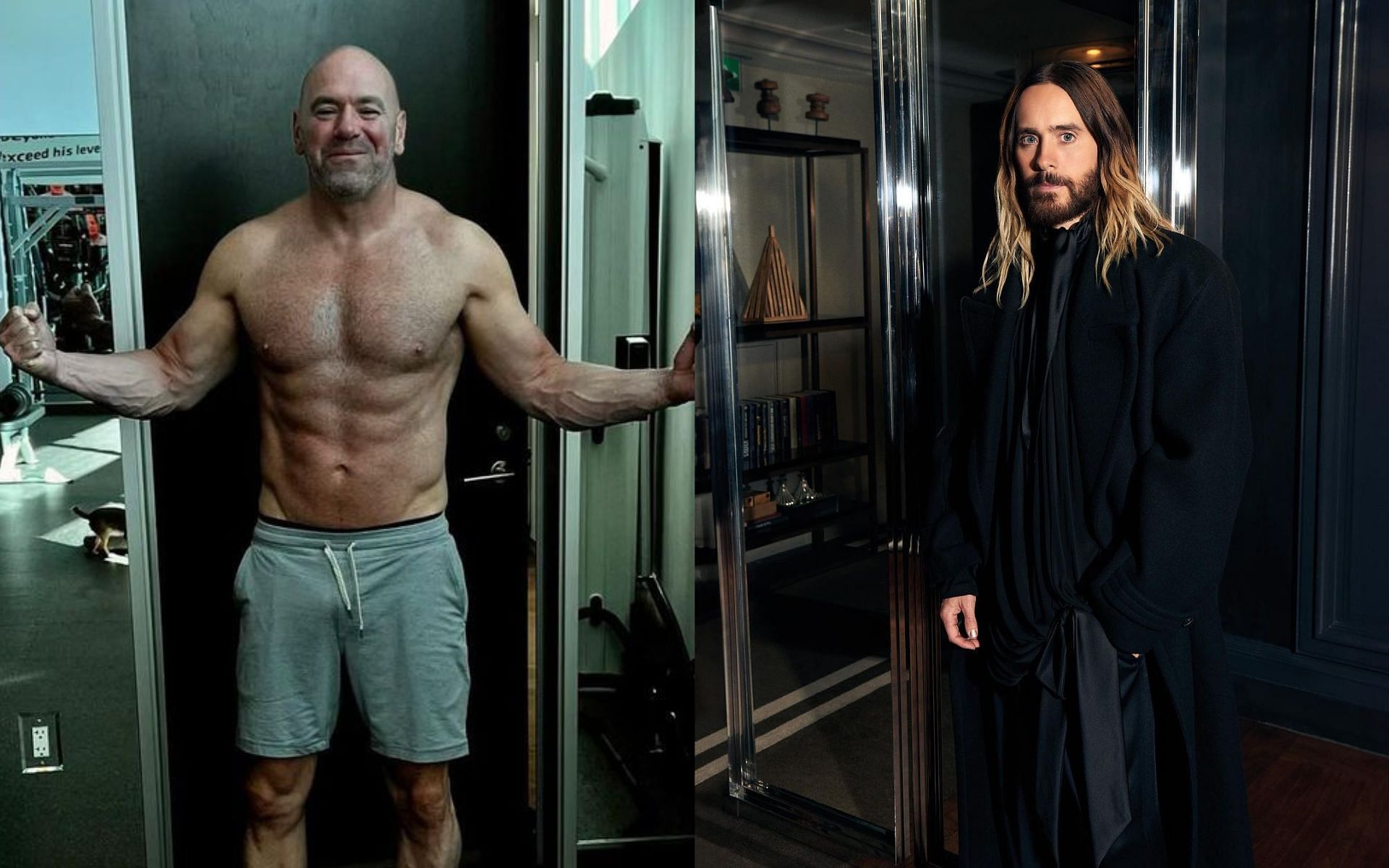 Dana White (left) and Jared Leto (right) (Image credits @danawhite and @jaredleto on Instagram)