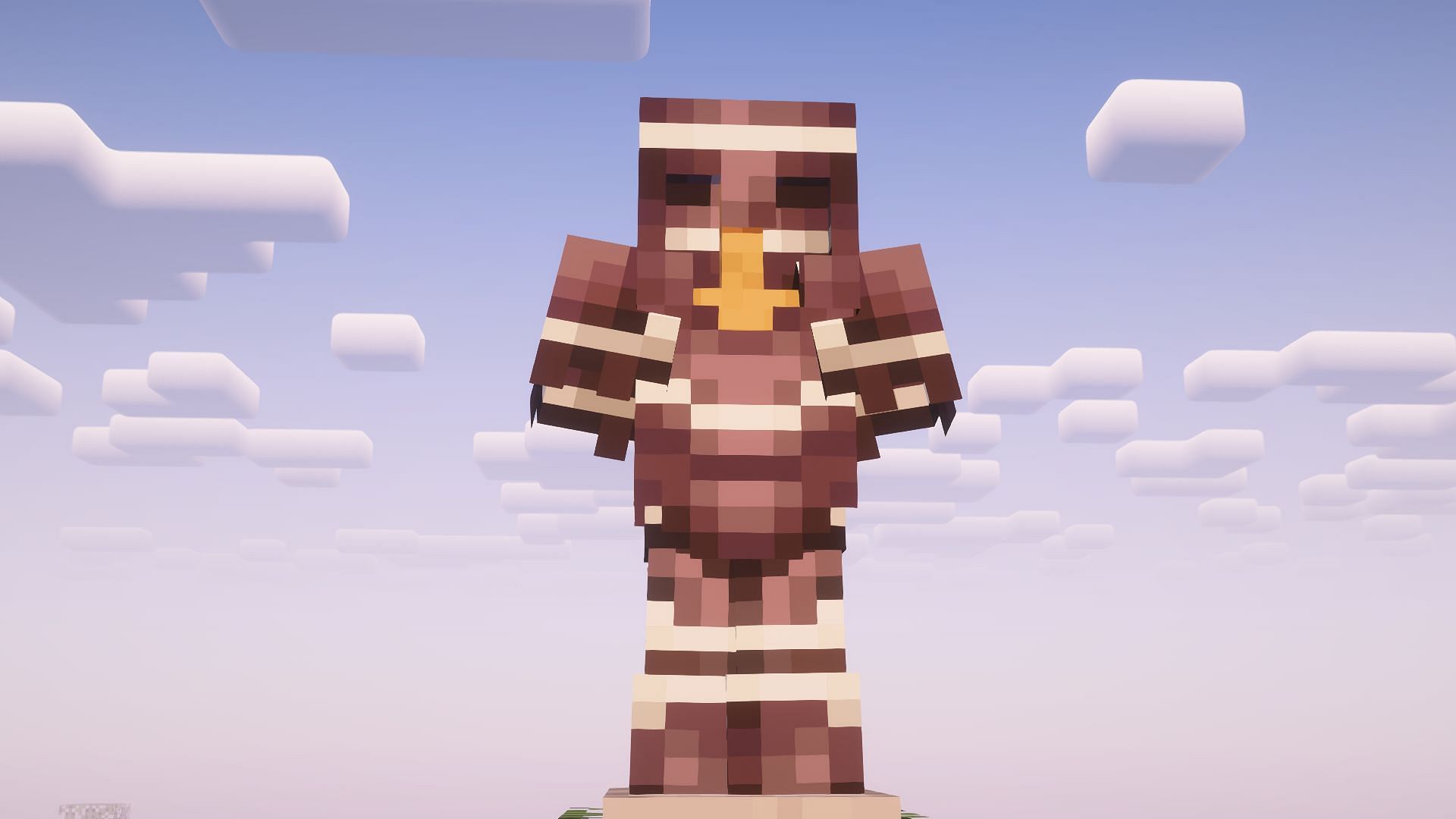 Host armor trim design in Minecraft (Image via Mojang)