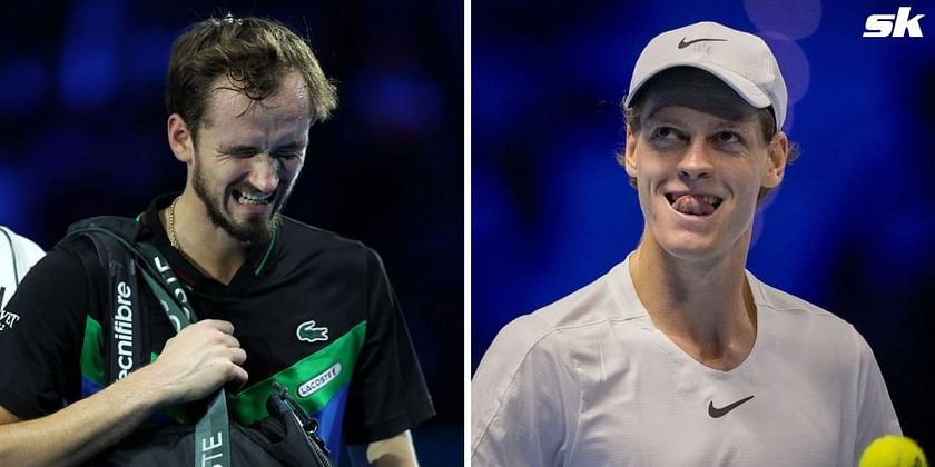 Jannik Sinner reacts to fine victory over Daniil Medvedev to