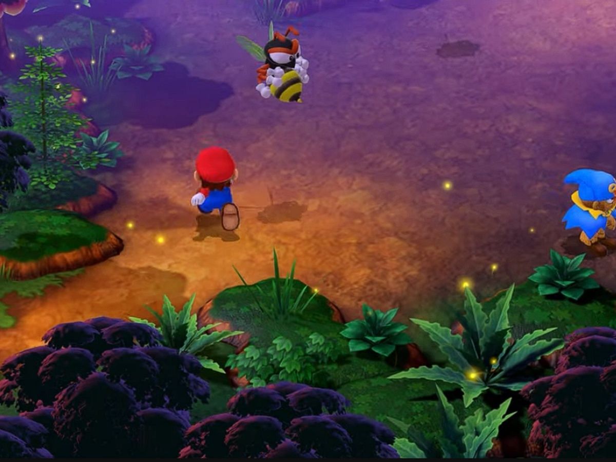 The Forest Maze is simple to explore in Super Mario RPG Remake.