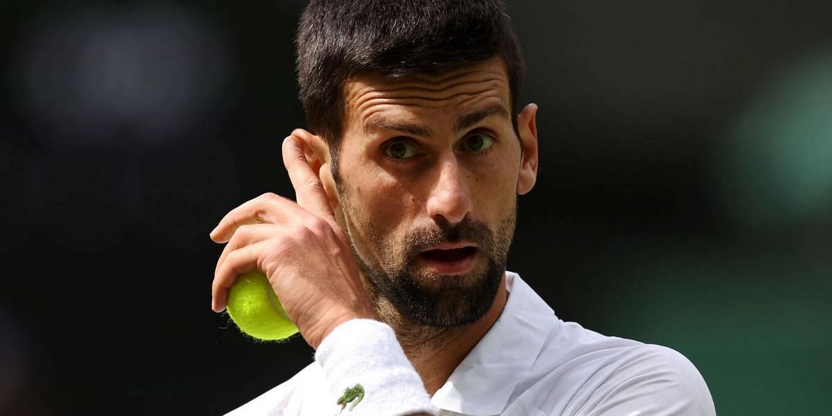 Novak Djokovic was subjected to a doping test prior to his Davis Cup match