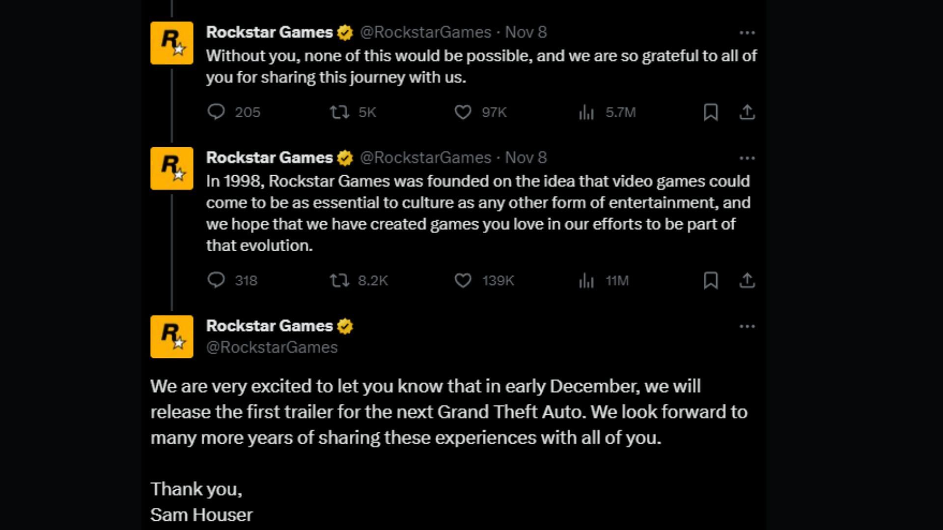 They unpinned their tweet 👀 : r/GTA6