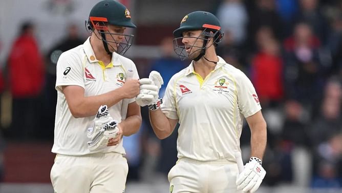 "We're super close on and off the field" - Mitchell Marsh on Cameron Green
