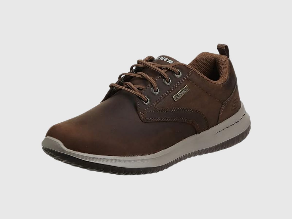 The Skechers&#039; men&#039;s Delson-Antigo Oxford shoes (Image via Amazon)