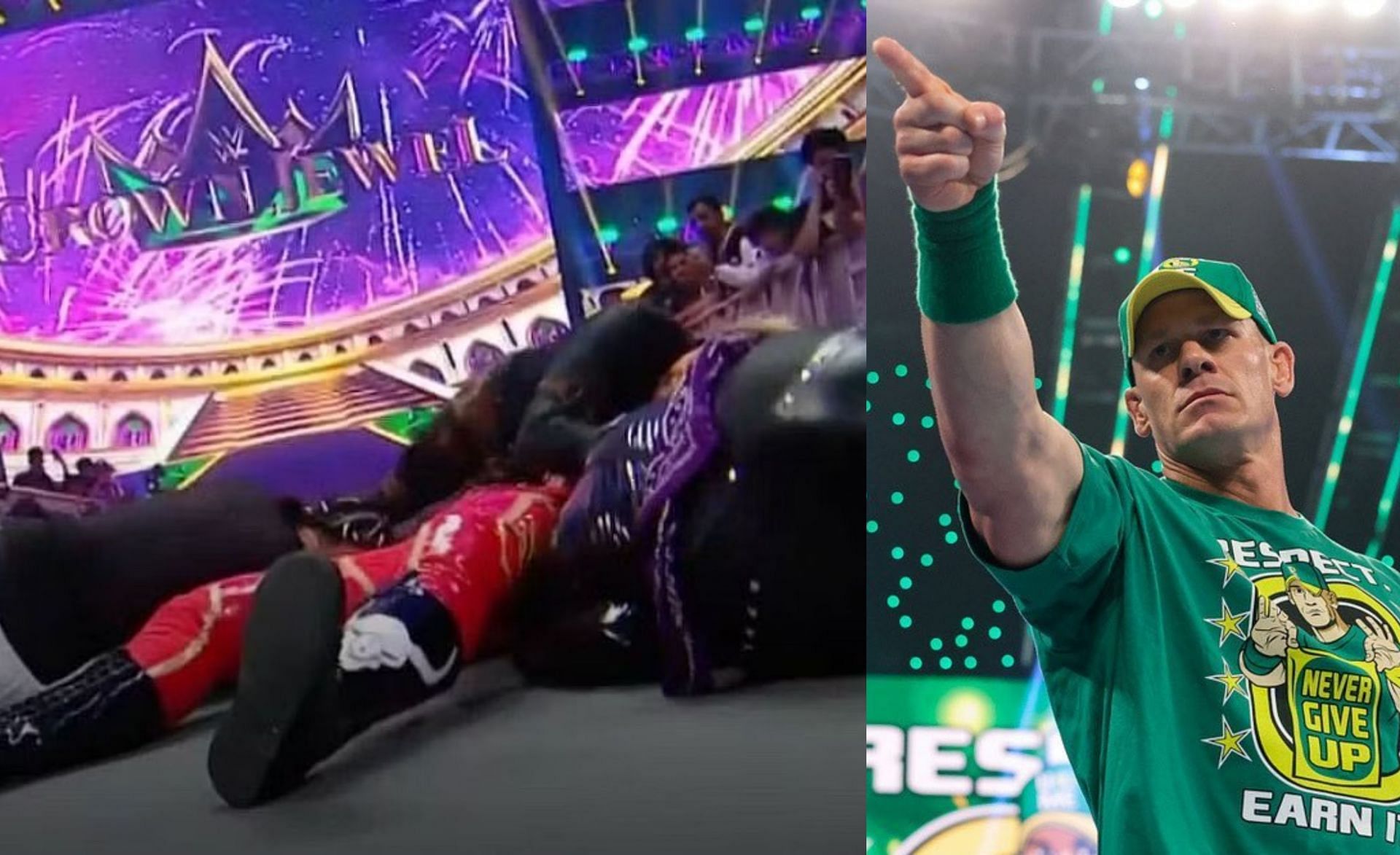 WWE Crown Jewel 2023 में कैमरामैन भी एक स्पॉट का हिस्सा बन गए थे 