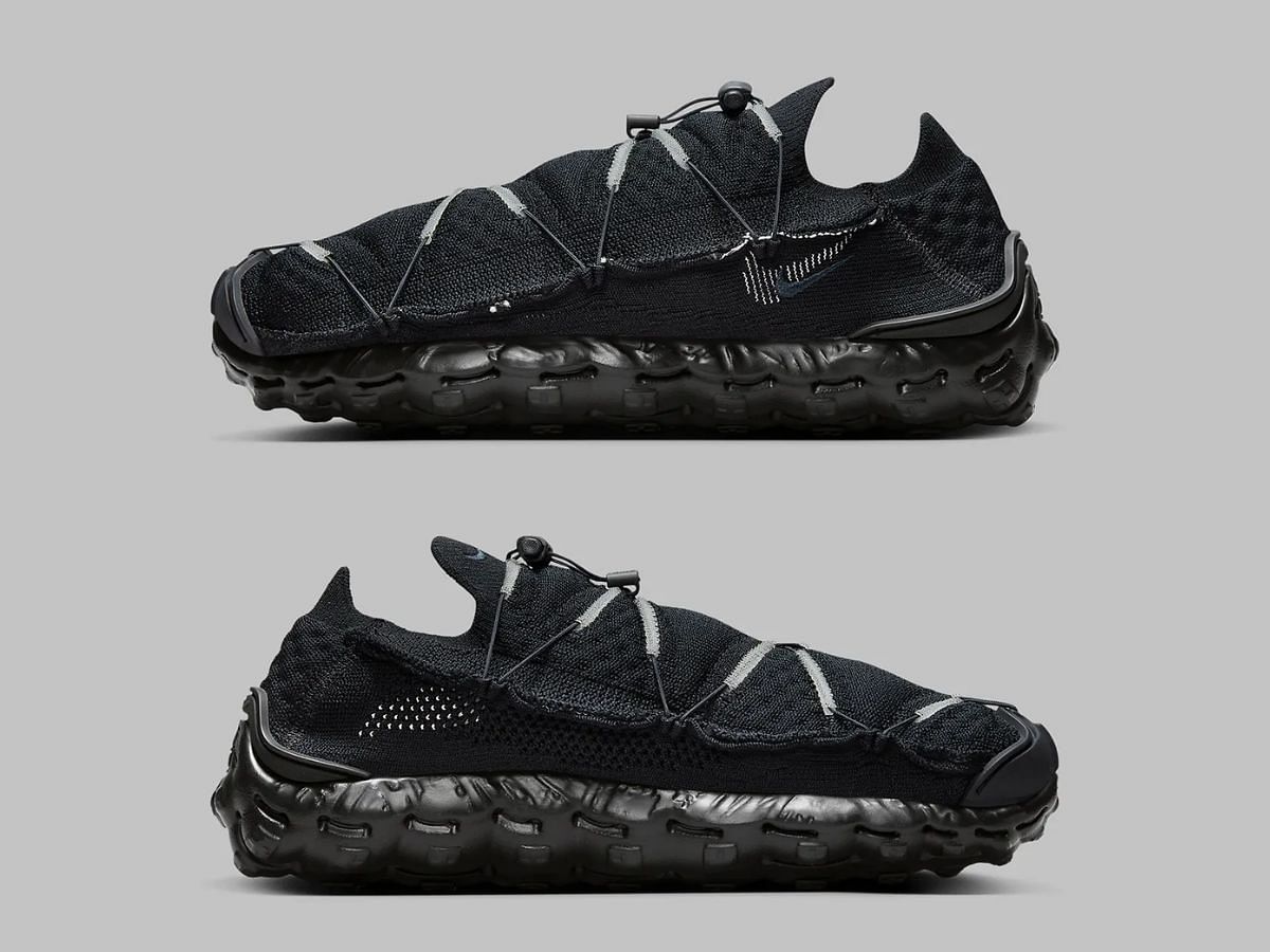 Nike ISPA Mindbody &ldquo;Black/Anthracite&rdquo; sneakers (Image via Sneaker News)
