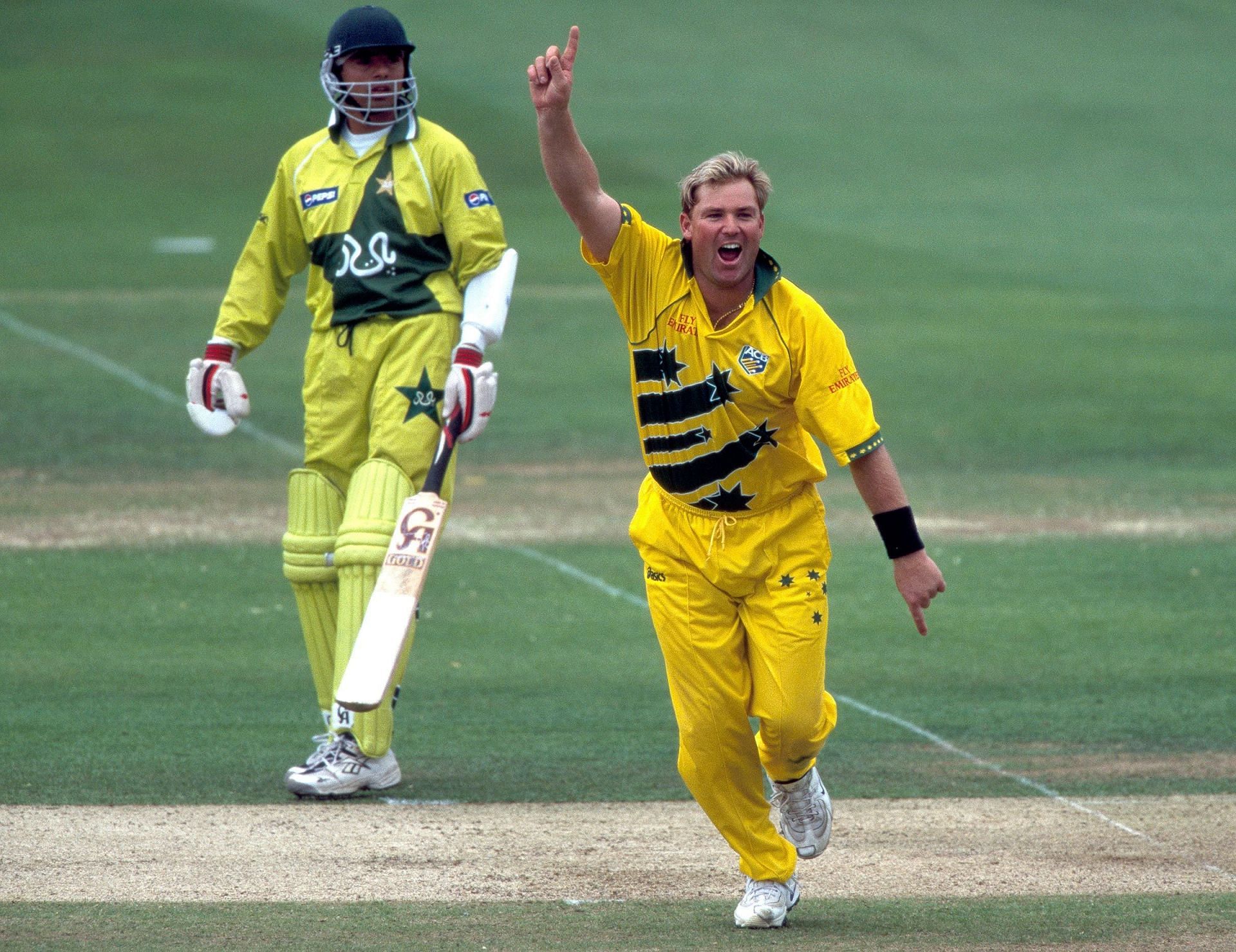 Shane Warne produced an all-time classic bowling performance in the 1999 ODI World Cup final against Pakistan (Image via ICC)