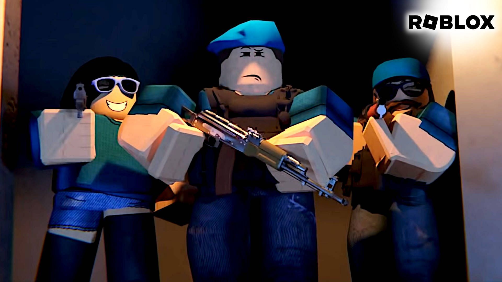 These are the hottest Roblox shooter games in November 2023. (Image via Sportskeeda)