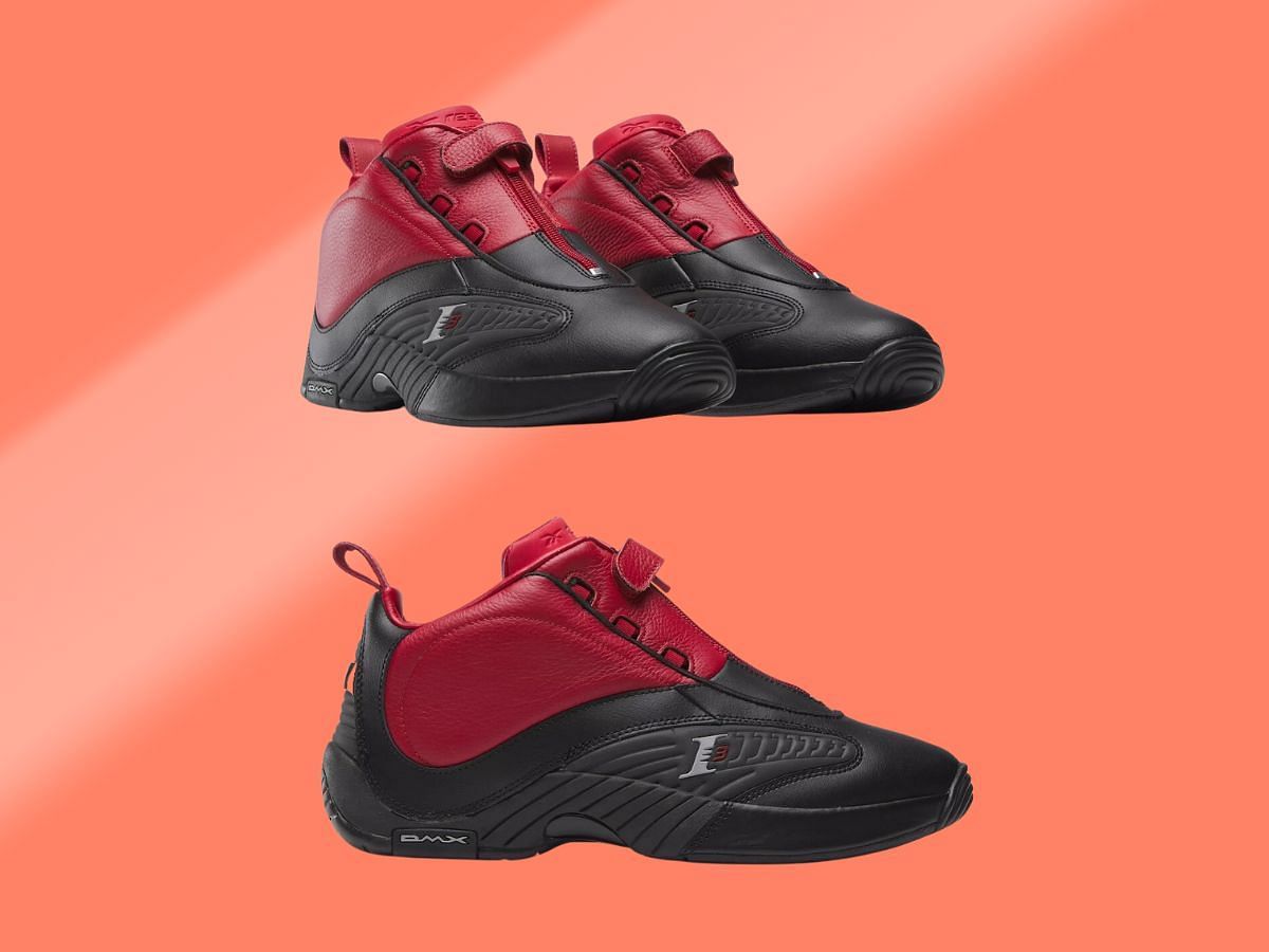 Reebok Answer IV Flash Red/Core Black-MGH Solid Grey sneakers