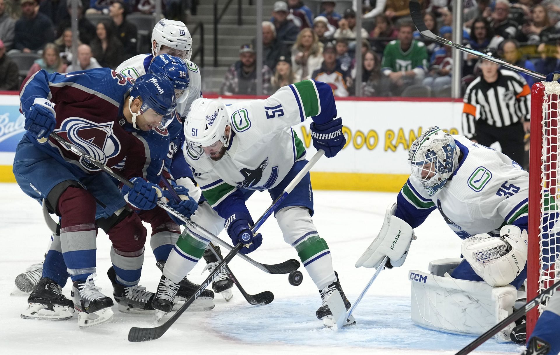 Canucks Avalanche Hockey