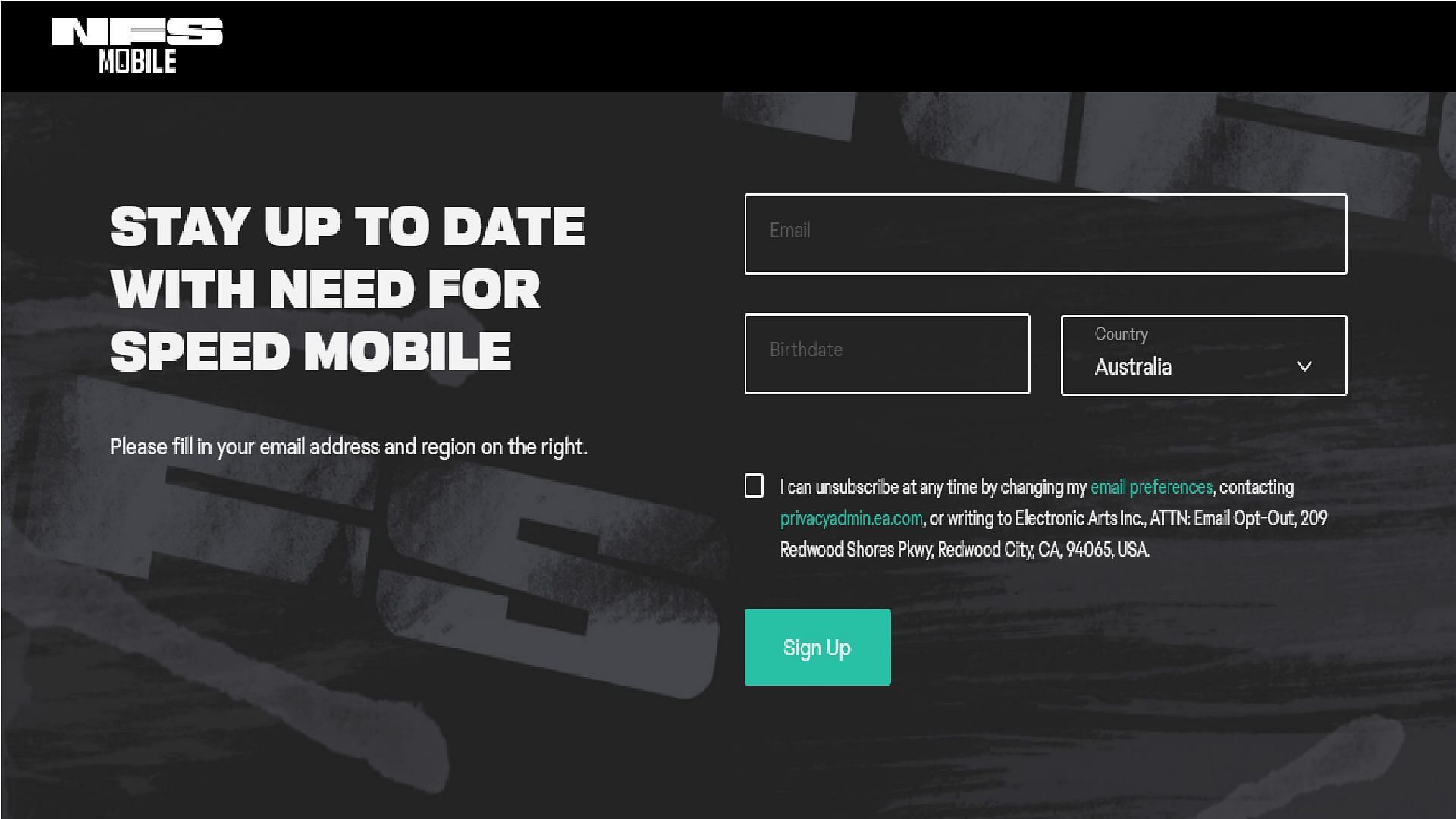 Here is how to pre-register for Need for Speed Mobile Closed Beta Test (Image via EA)