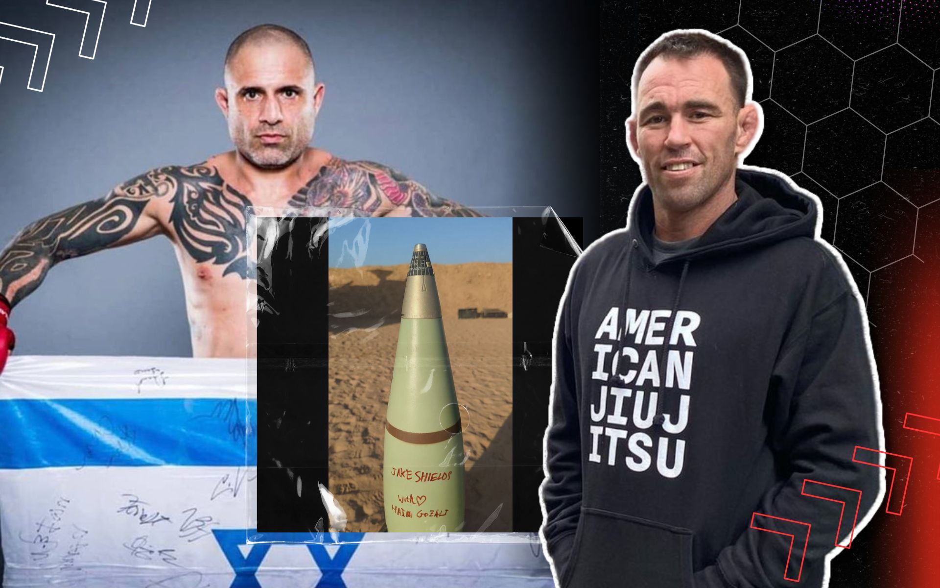 Israeli MMA fighter writes names of Muslim UFC stars on missile