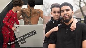 Jayson Tatum's hilarious IG post shows Celtics star's father-son time shenanigans with Deuce Tatum