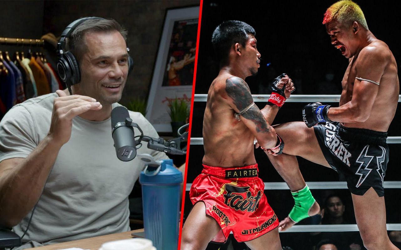 Rich Franklin (L) Rodtang vs Superlek (R) | Image by ONE Championship