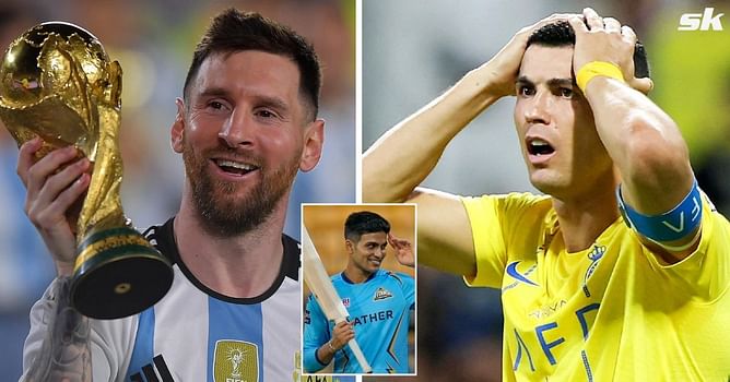 “Siiiiuuuuuuu” - When Shubman Gill aimed dig at Cristiano Ronaldo with hilarious Lionel Messi tweet after 2022 FIFA World Cup final