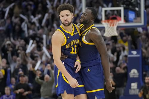 Golden State Warriors stars Klay Thompson and Draymond Green