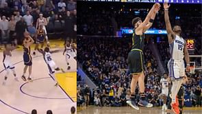Watch: Klay Thompson turns on 'Game 6' mode after knocking down clutch game-winner against Kings
