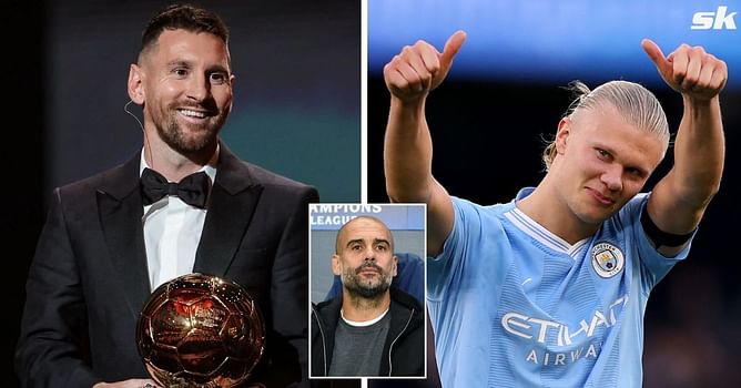 “If he doesn’t, then he won’t win it” - Guardiola explains what Erling Haaland must do to win 2024 Ballon d’Or after defeat to Lionel Messi this time