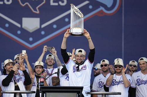 World Series Parade Rangers Baseball