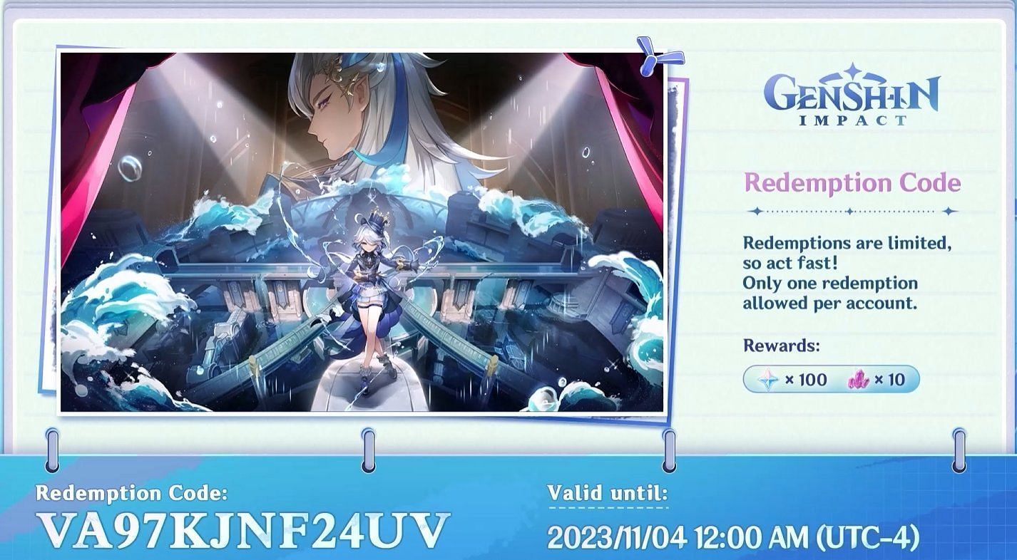 Genshin Impact Codes for November 2023 Including 4.2 Special Program  Livestream