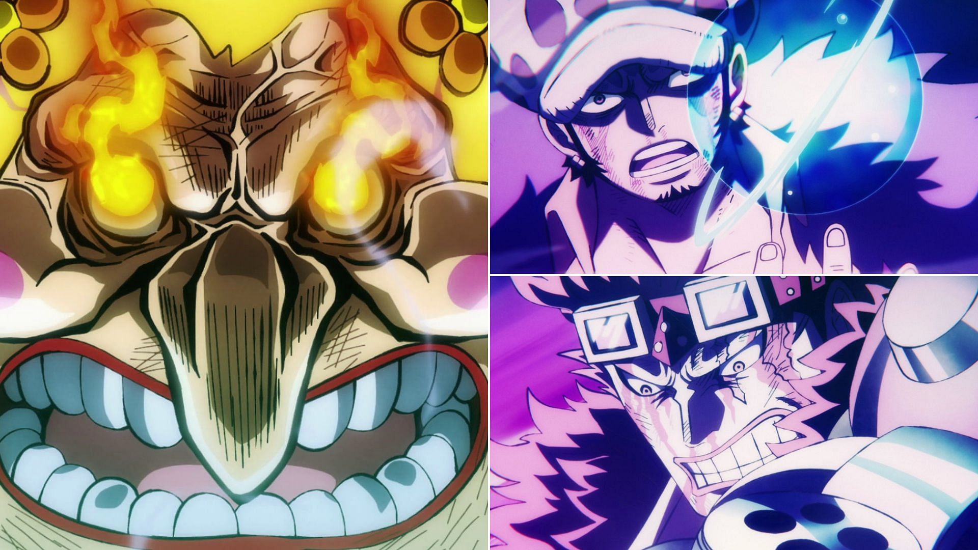 Big Mom vs Law and Kid as seen in One Piece (Image via Toei Animation, One Piece)